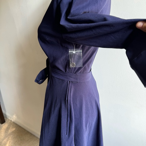 NWT ModCloth Long Sleeve Navy Dress - Picture 5 of 11